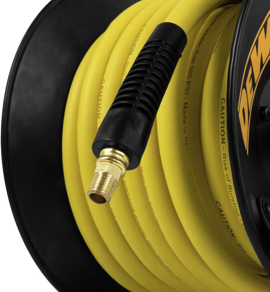 DEWALT Manual Air Hose Reel, 3/8-In X 50-Ft