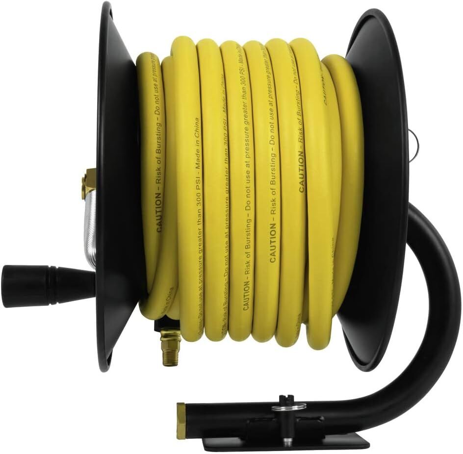 DEWALT Manual Air Hose Reel, 3/8-In X 50-Ft