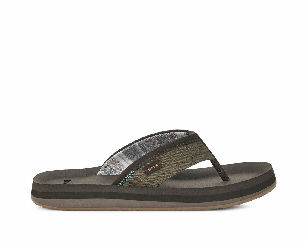 Men's Big Swell ST+ Sandal in Dark Olive