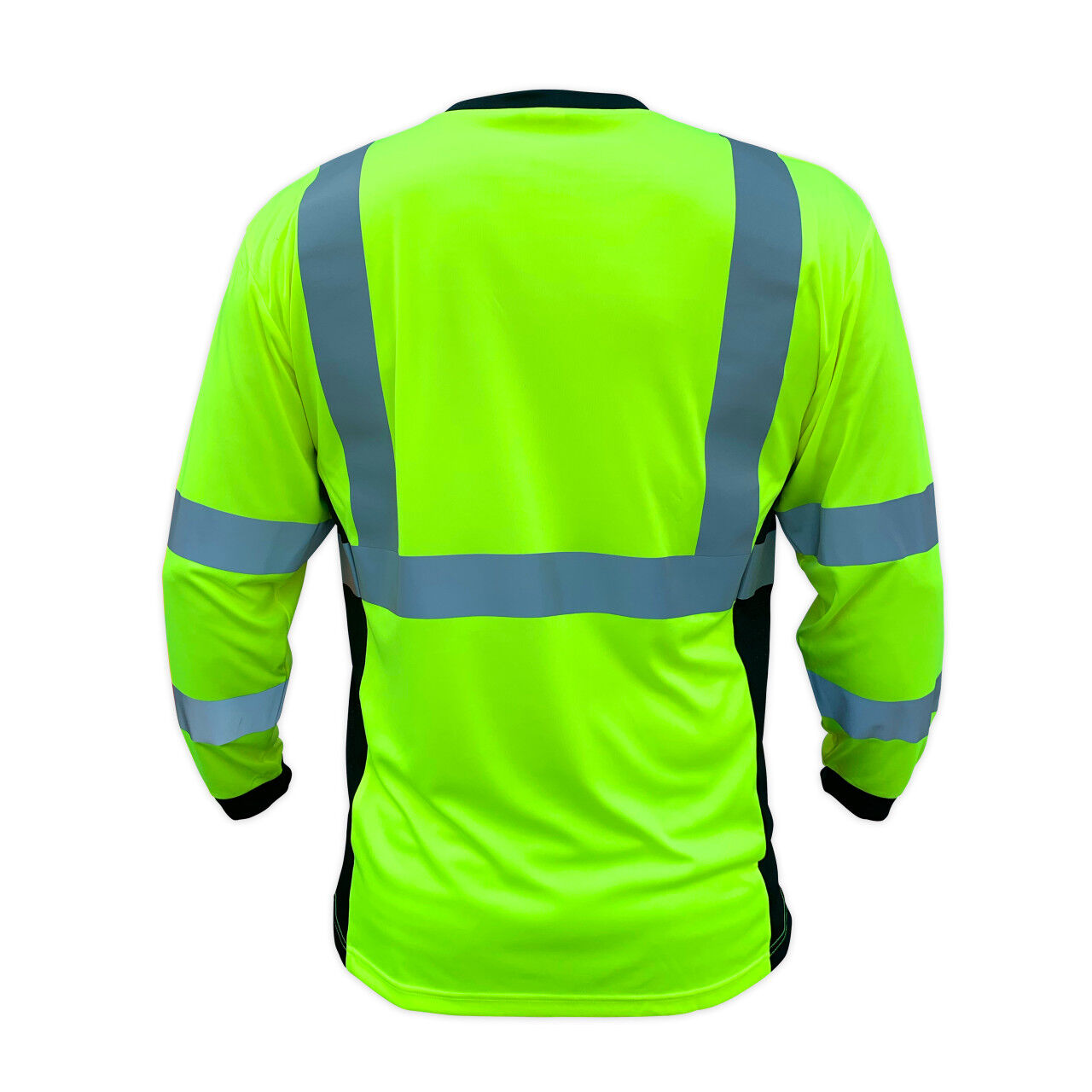 SafetyShirtz Men's SS360° Basic Long Sleeve Class 3 Type R Reflective Safety T-Shirt