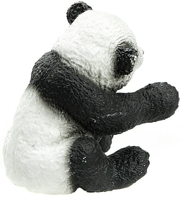 Schleich Wild Life Panda Cub Playing Educational Figurine For Kids Ages 3-8, Black/White