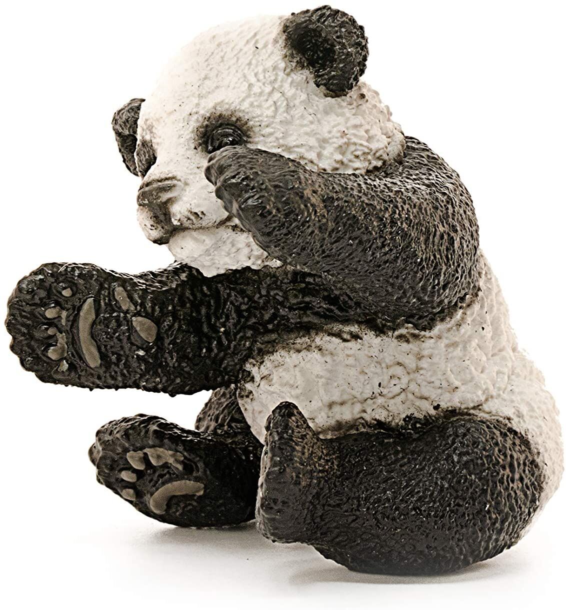 Schleich Wild Life Panda Cub Playing Educational Figurine For Kids Ages 3-8, Black/White