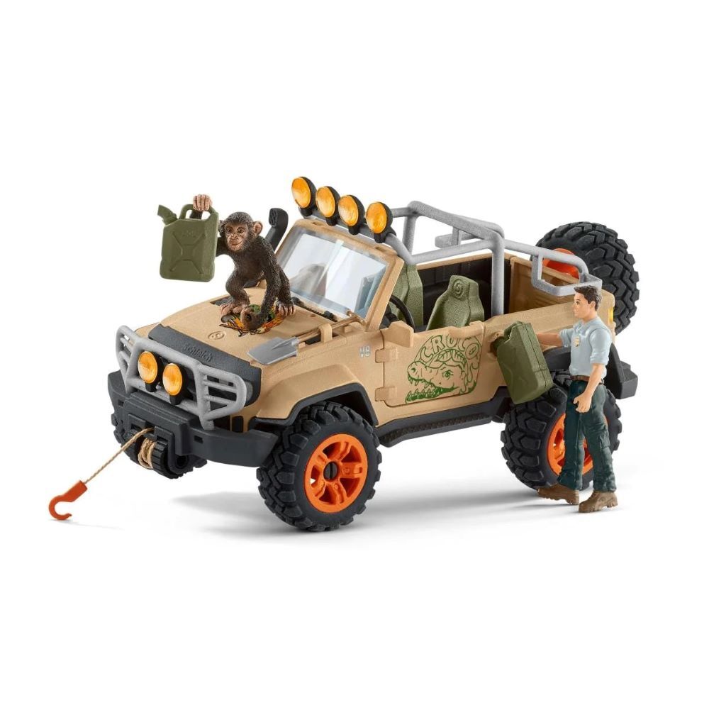 Schleich 4x4 Vehicle with Winch Toy Set