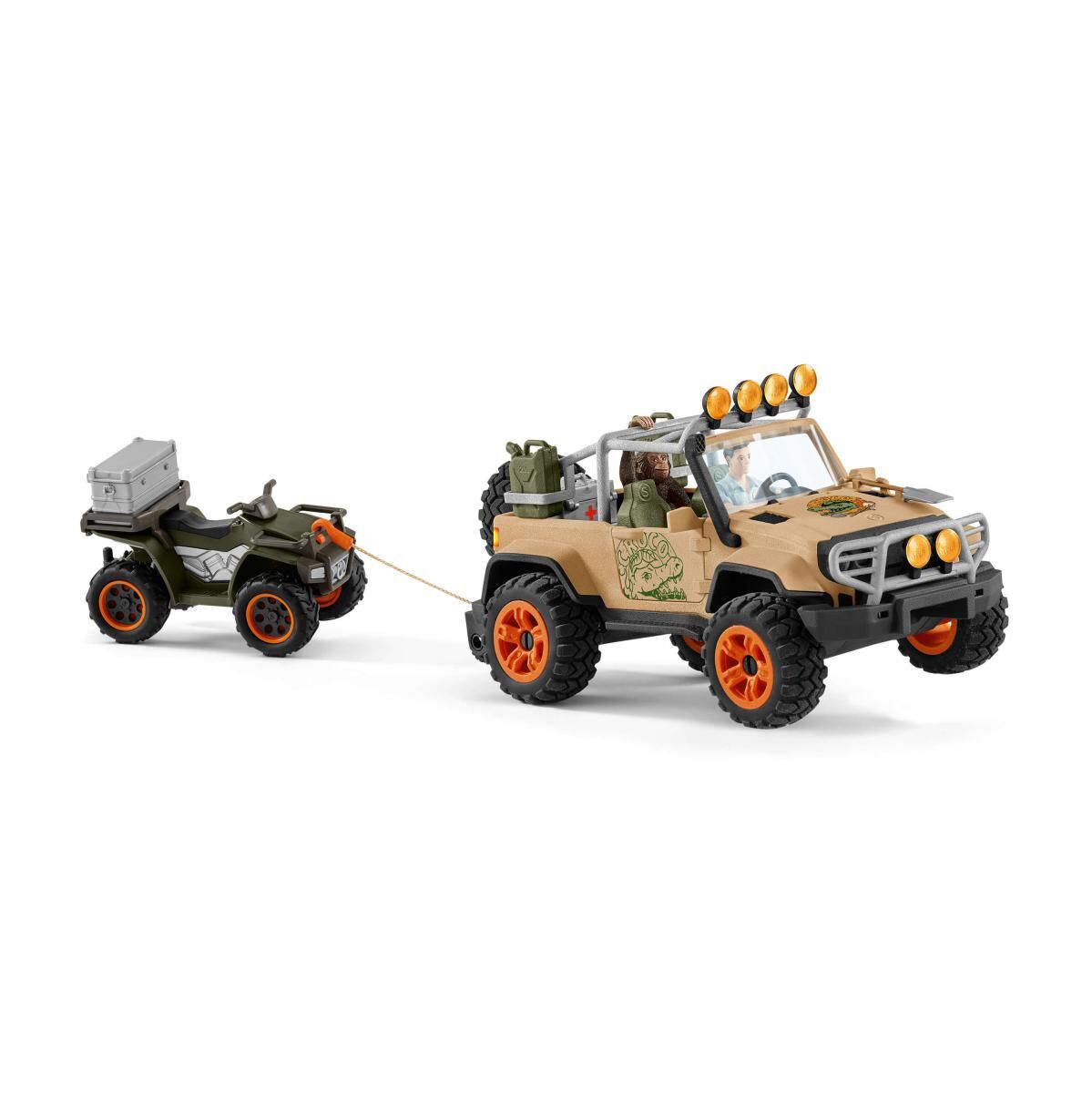Schleich 4x4 Vehicle with Winch Toy Set