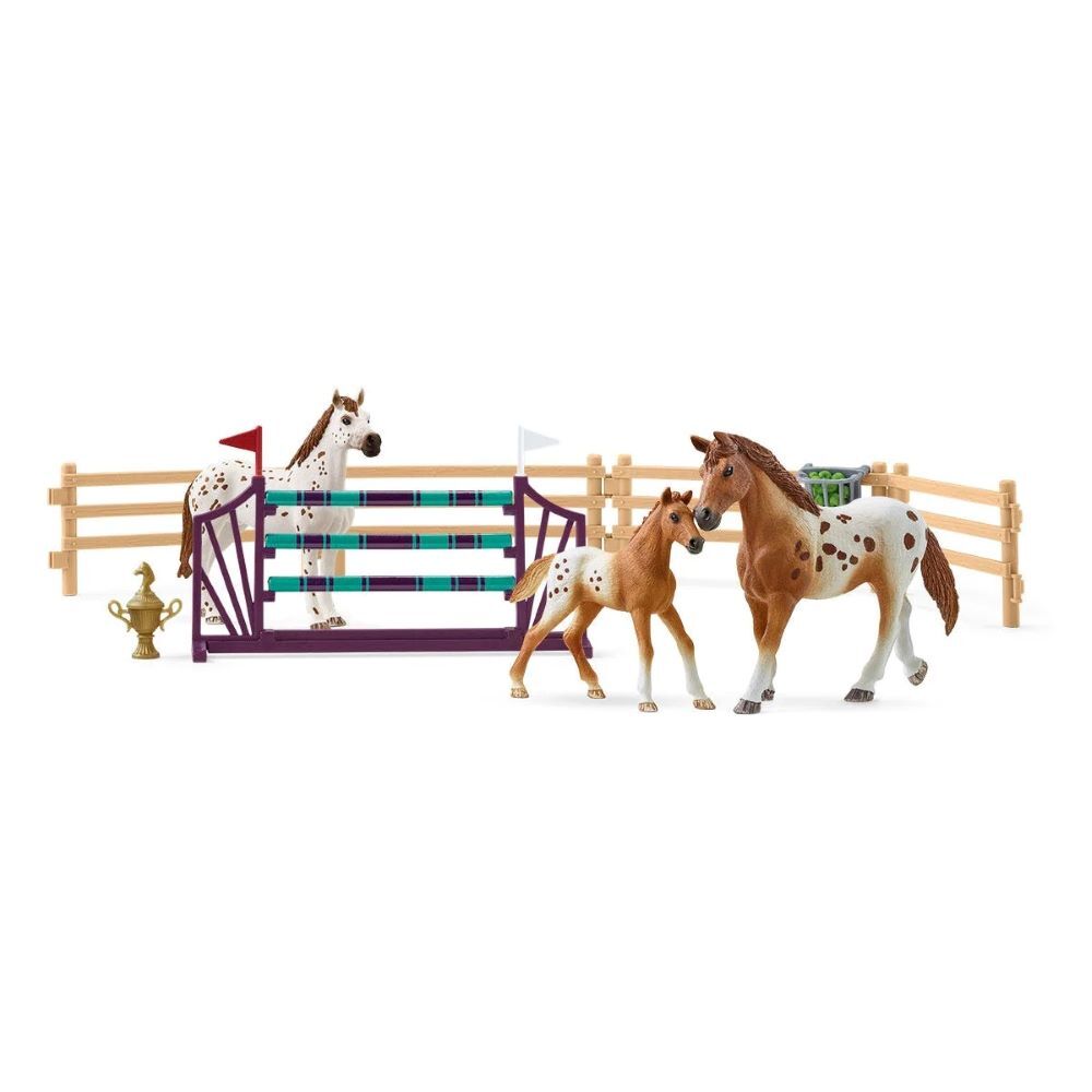 Schleich Horse Club Lisa's Tournament Training Toy Set