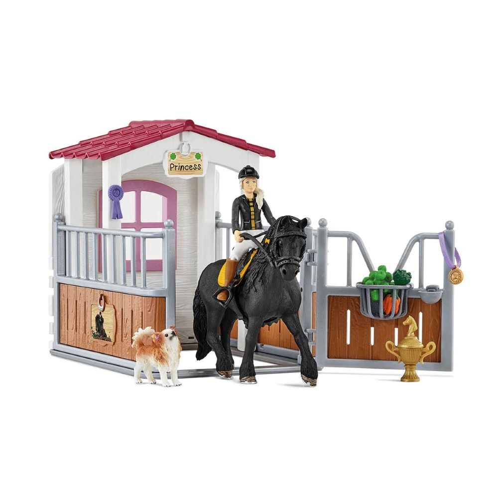Schleich Horse Box with Horse Club Tori & Princess Toy Set