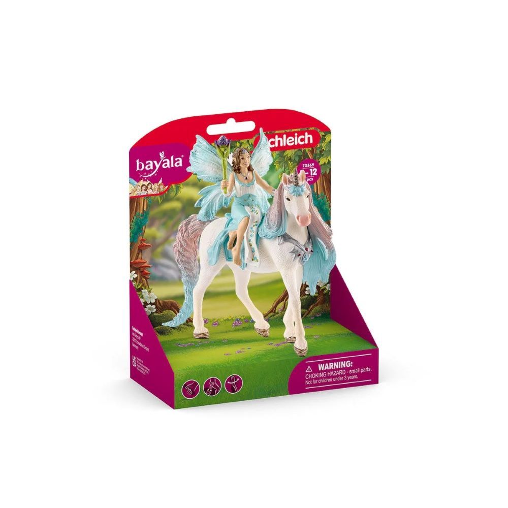 Schleich Fairy Eyela with Princess Unicorn Toy