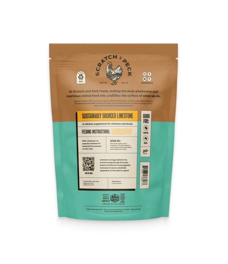 Scratch & Peck Feeds Limestone, 8-Lb