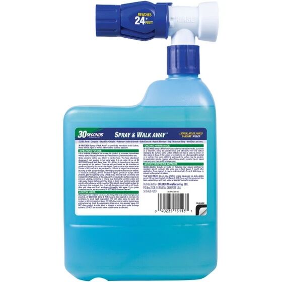 30 Seconds Spray & Walk Away Hose End, 64-Oz