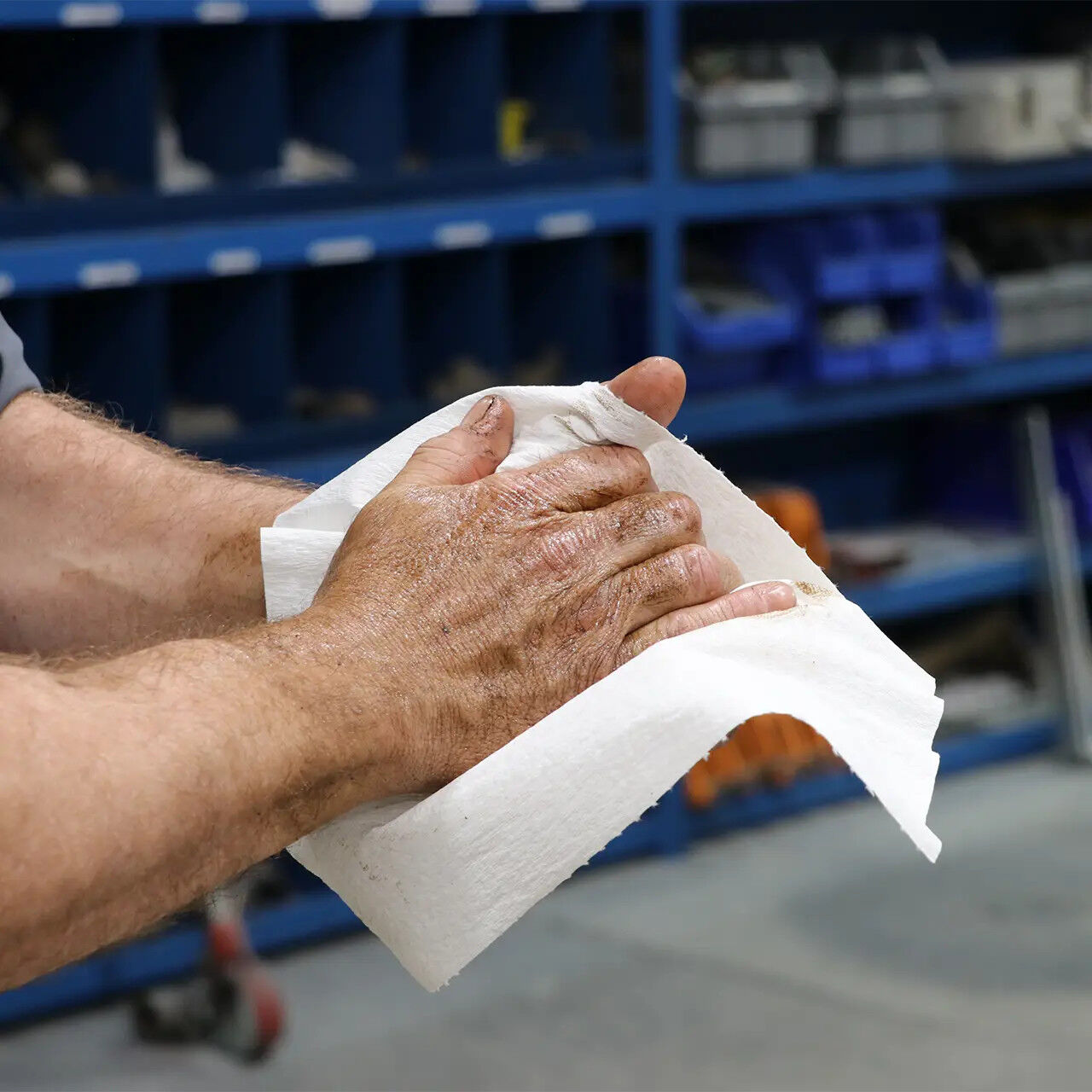 Tool Box White Z400 Center-Pull Shop Towels, 200-Ct