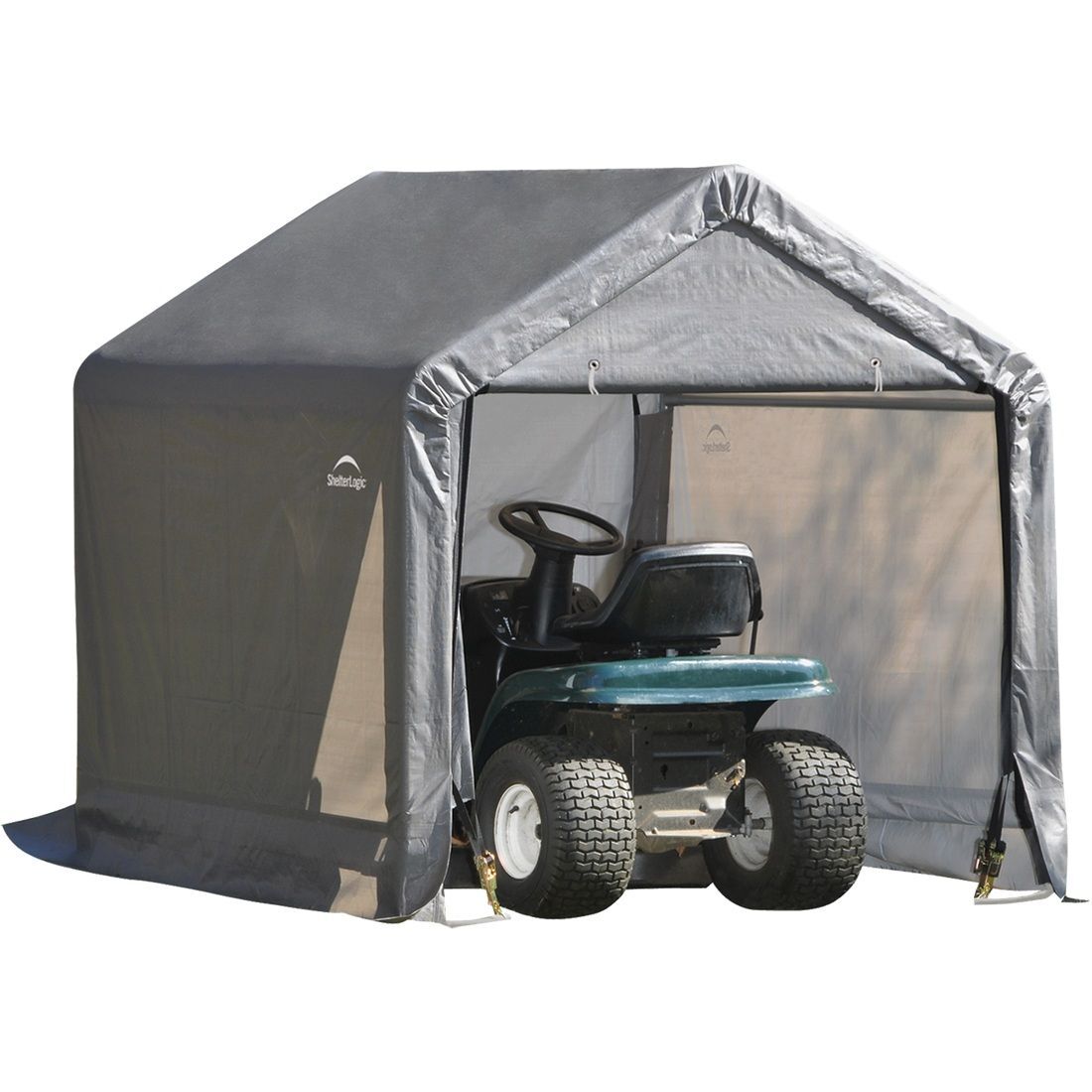 ShelterLogic Shed-In-a-Box Gray, 6-Ft x 6-Ft x 6-Ft