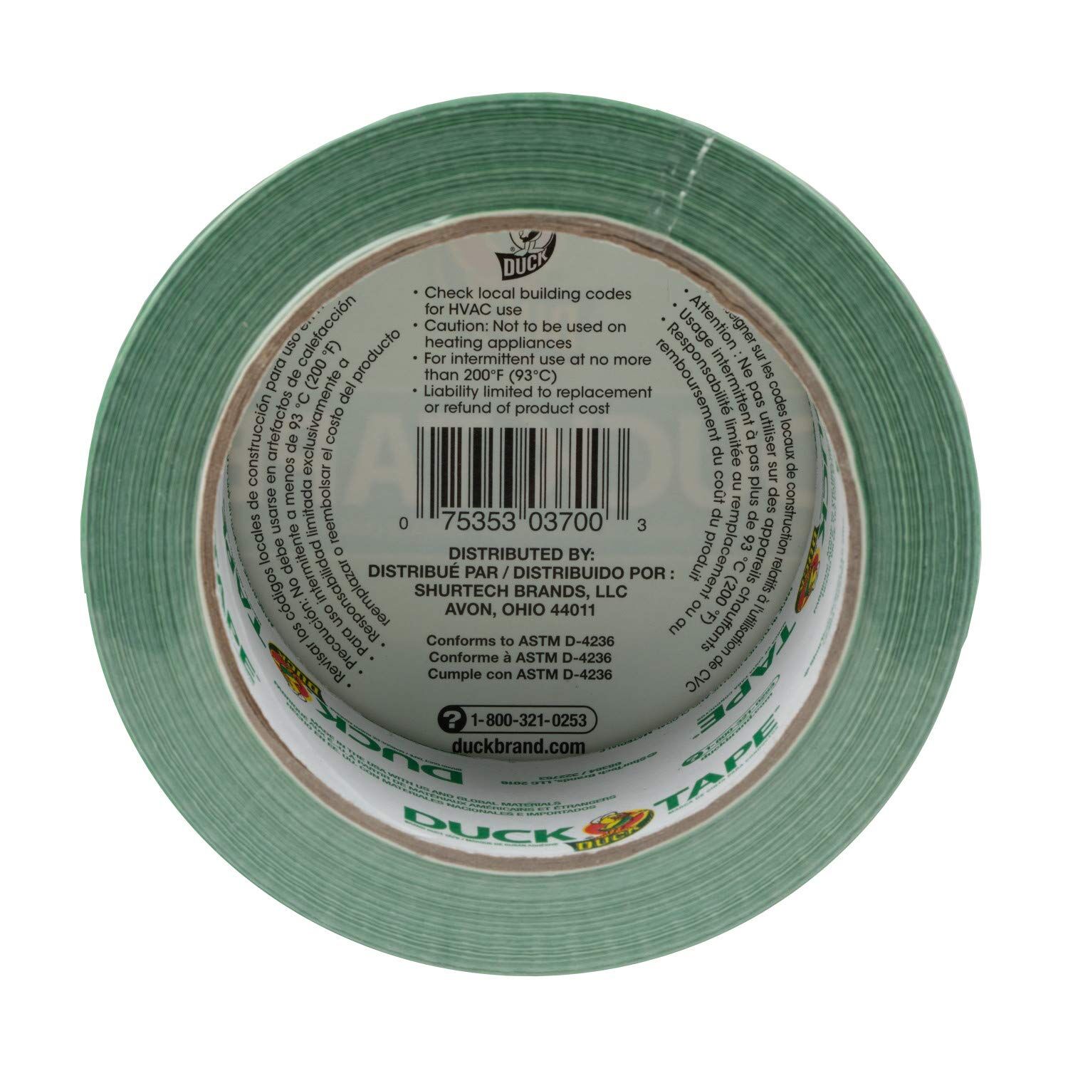 Duck Green Duct Tape, 1.88-In x 20-Yd