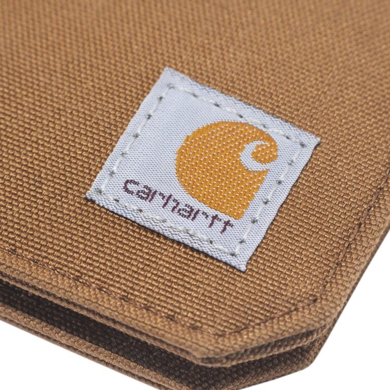 Carhartt Men's Nylon Duck Bifold Wallet in Carhartt Brown