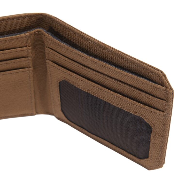 Carhartt Men's Nylon Duck Bifold Wallet in Carhartt Brown