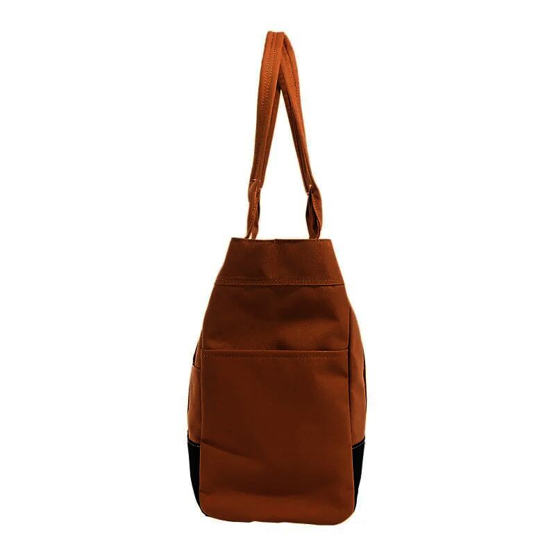 Carhartt Women's Horizontal Zip Tote in Carhartt Brown