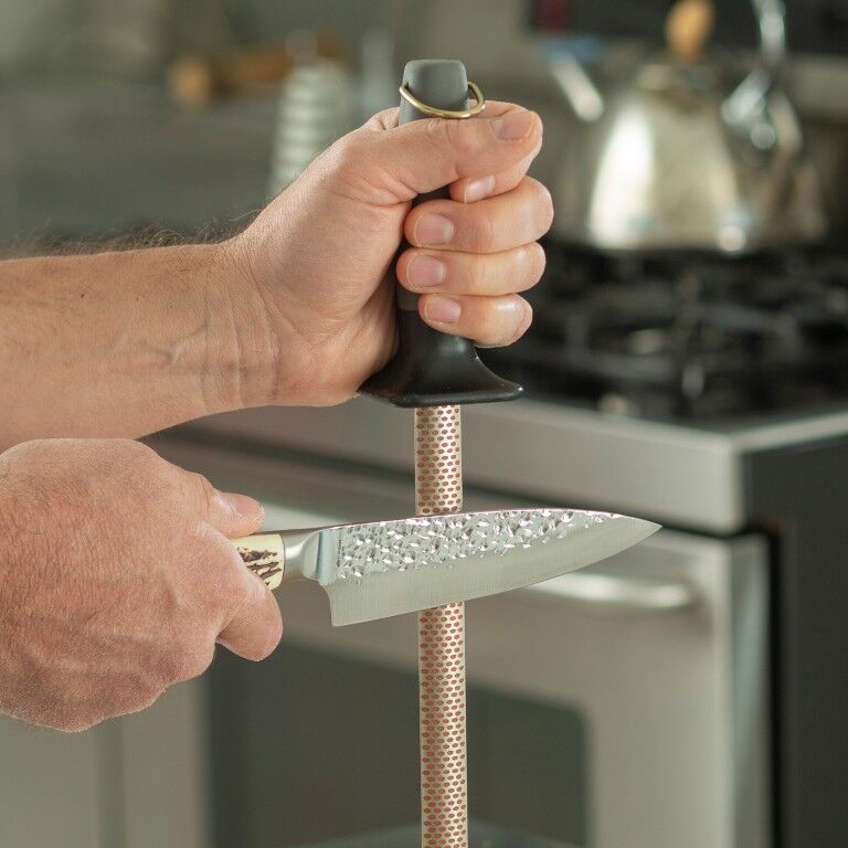 Smith's 10-In Oval Diamond Sharpening Rod