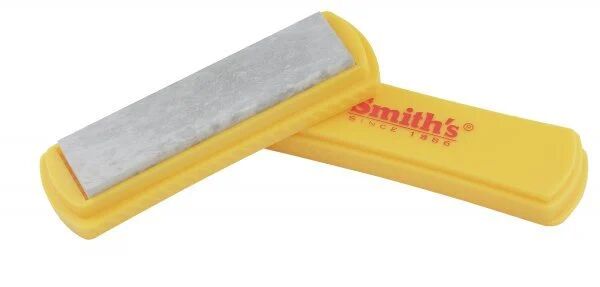 Smith's Natural Arkansas Sharpening Stone With Base, 4-In