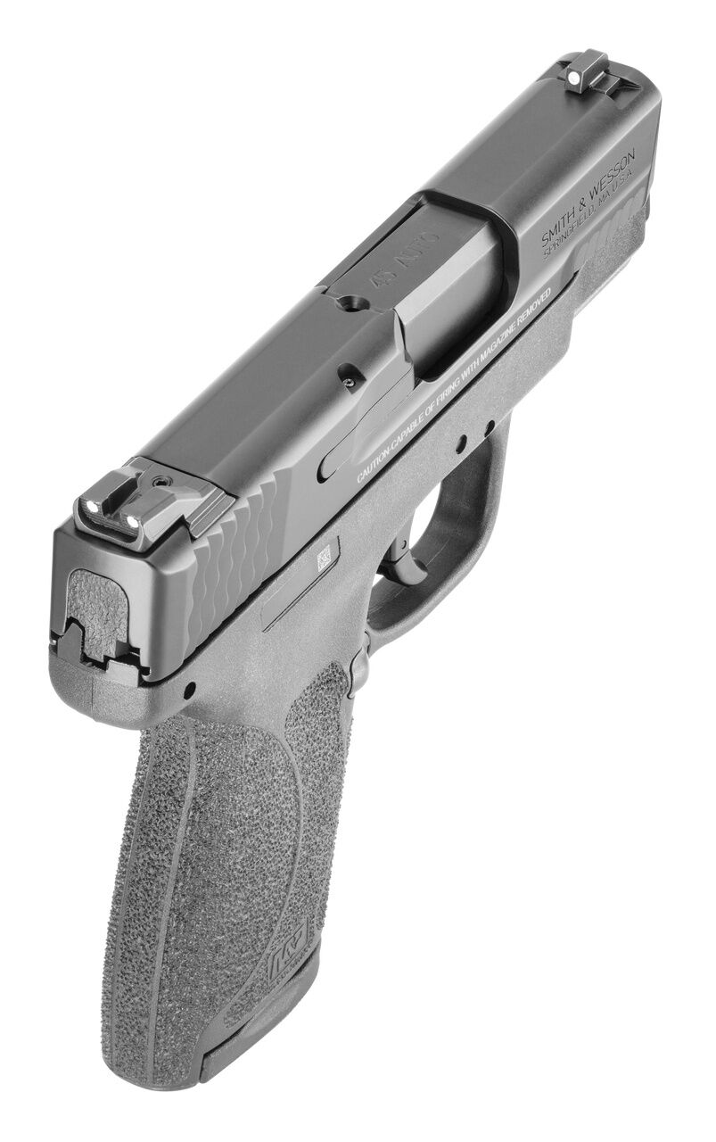 Smith & Wesson M&P 45 Shield M2.0 .45 Auto Micro Compact Pistol With Manual Safety, 7-Rd