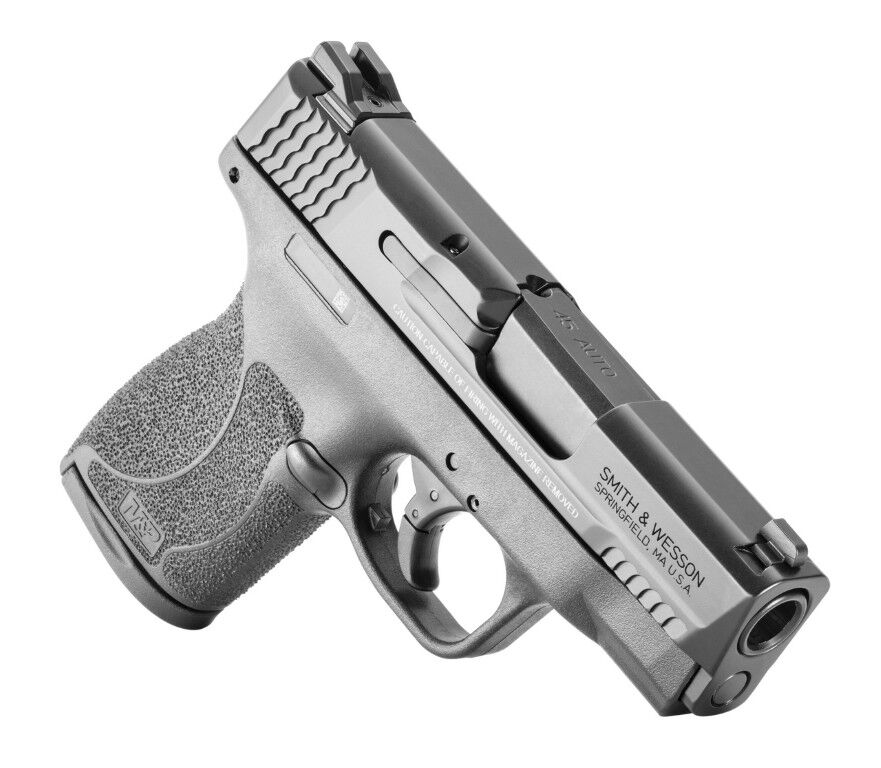 Smith & Wesson M&P 45 Shield M2.0 .45 Auto Micro Compact Pistol With Manual Safety, 7-Rd