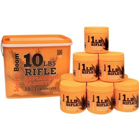 Sonic Boom 1 lb Exploding Rifle Target – 10 Pack