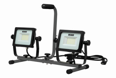 Master Electrician LED Dual-Head Work Light, 6000 Lumens, 64-Watts