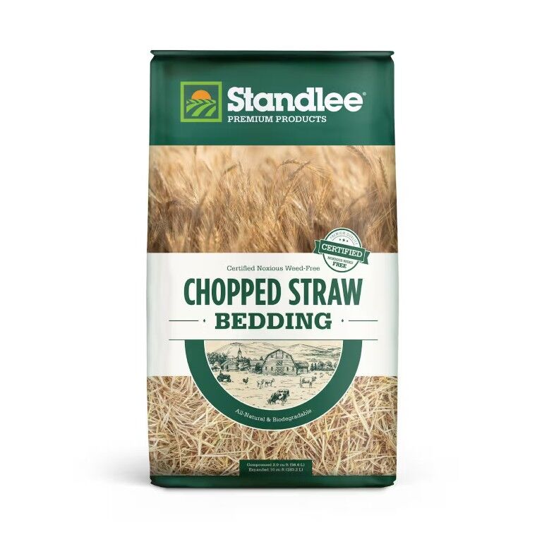 Standlee Premium Products Certified Chopped Straw Bedding, 25-Lb
