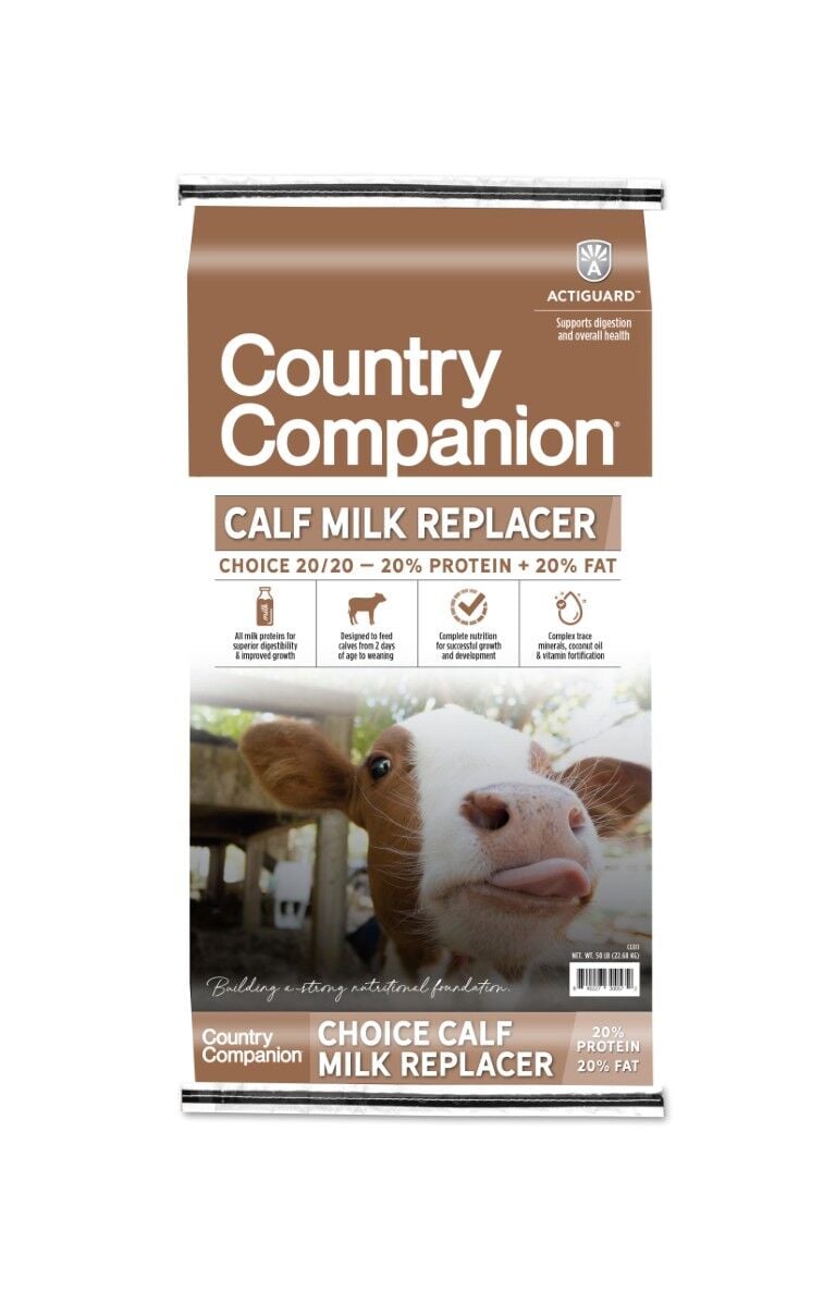Country Companion Choice 20/20 Calf Milk Replacer, 50-Lb