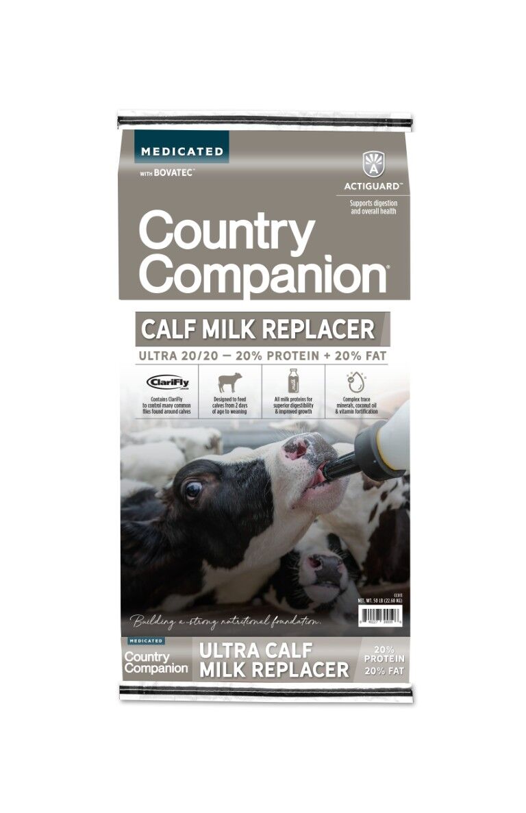 Country Companion Ultra 20/20 Calf Milk Replacer, 50-Lb