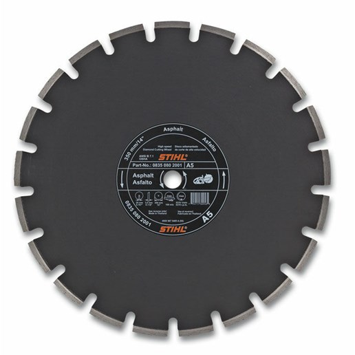 STIHL 12" Diamond Cutting Wheel for Asphalt A 5 Economy Grade