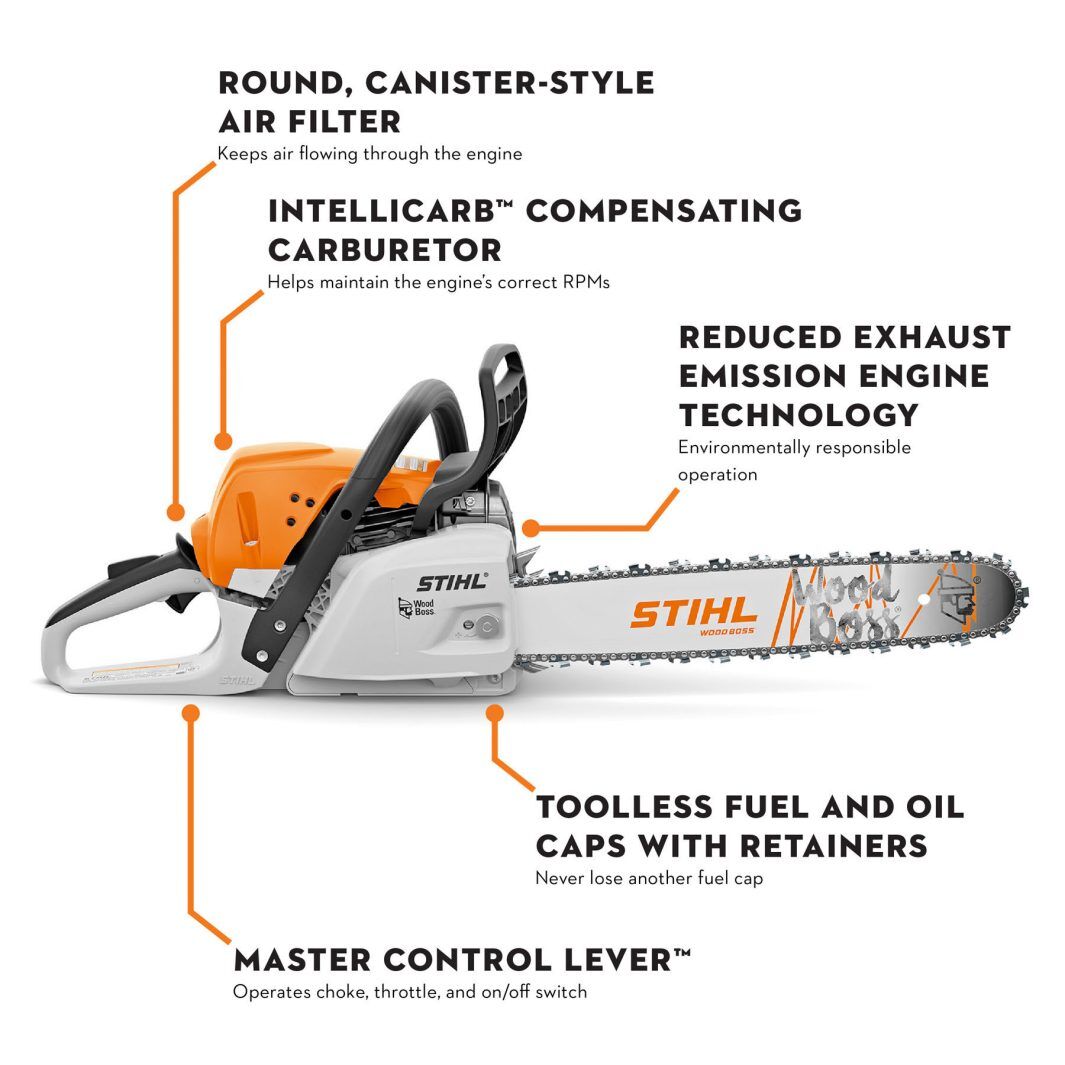 STIHL MS 251 Wood Boss 18 in. Gas Chainsaw With 23 RM3