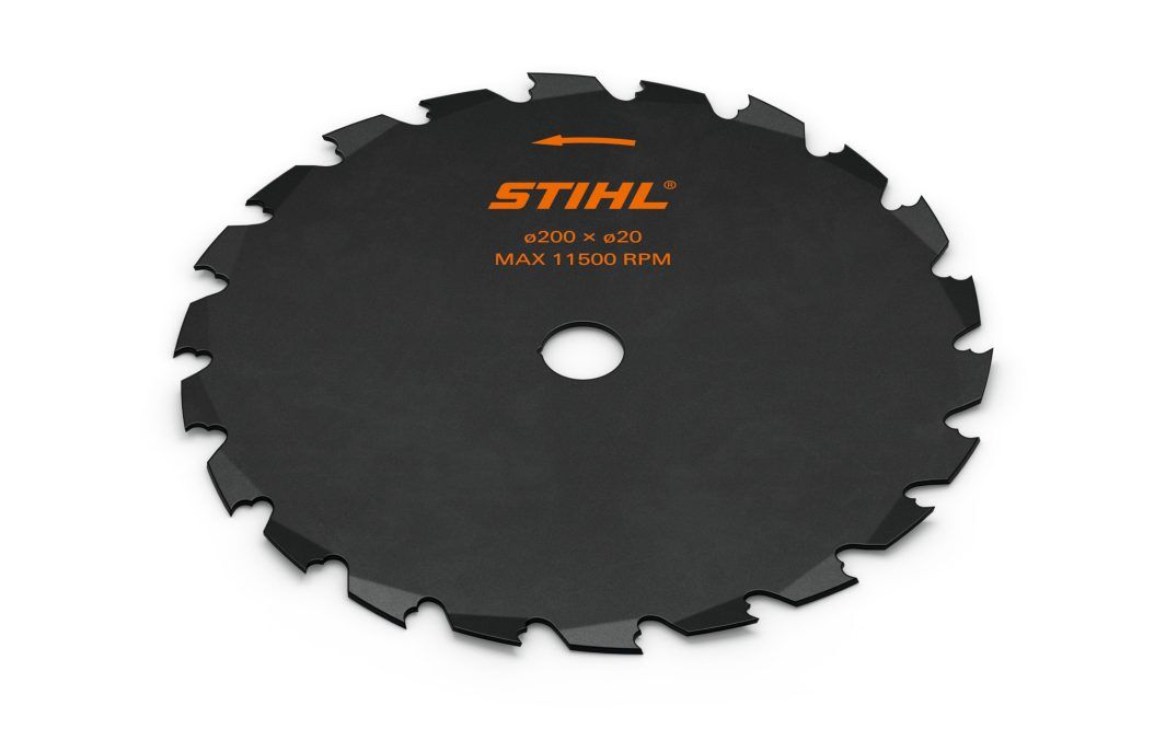 STIHL Chisel Tooth Circular Trimmer Blade, 7.87 in. x 25.4 mm.