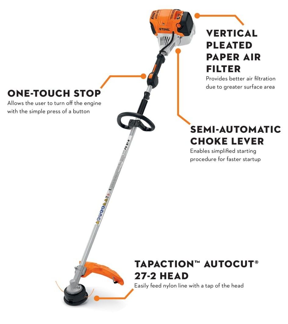 STIHL FS 91 R Gas String Trimmer, 16.5 in.