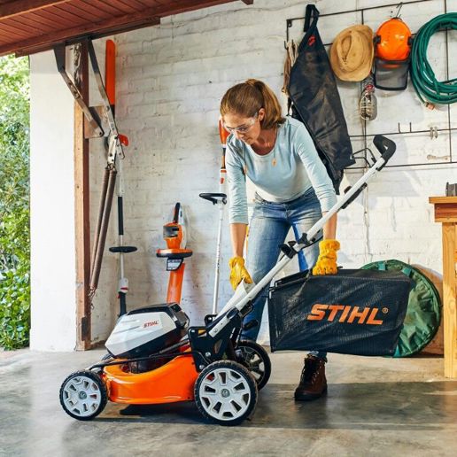 Stihl Rml 460v STIHL RMA 460 19-In Battery Powered Walk Behind Push Lawn Mower