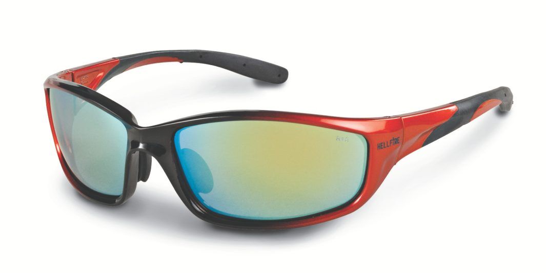 STIHL Hellfire Safety Glasses, Gold Mirror Lens