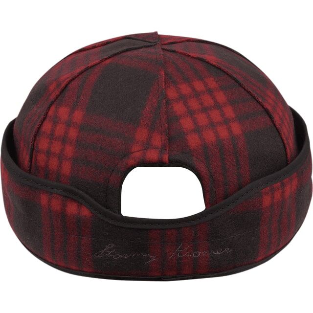 Stormy Kromer Women's The Millie Kromer Cap in Red Tartan