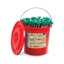 T-Top Nail Stake Bucket Pack-100 Min-Steel
