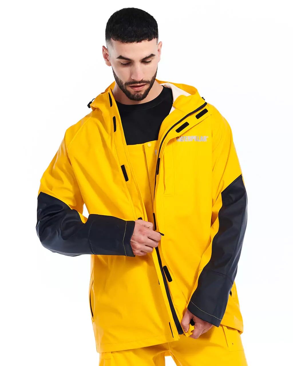 CAT Men's Longshore Waterproof Rain Jacket