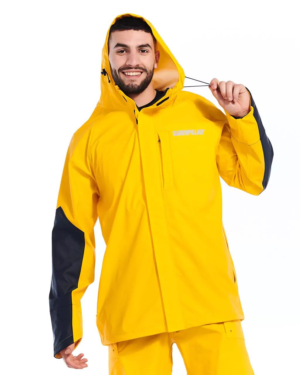 CAT Men's Longshore Waterproof Rain Jacket