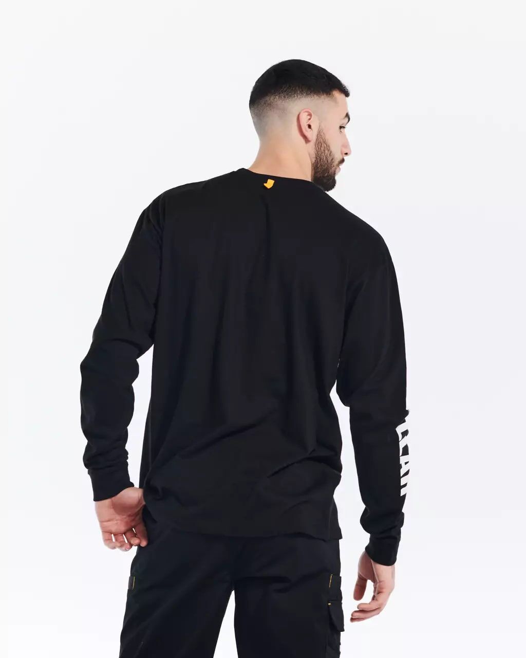 CAT Men's Trademark Banner Long Sleeve T-Shirt