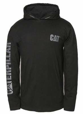 CAT Men's UPF Hooded Banner Long Sleeve T-Shirt