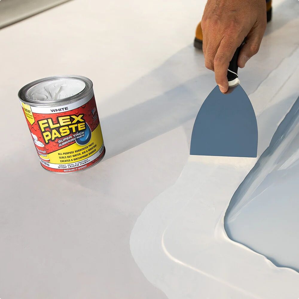 Flex Paste White Rubberized Paste, 1-Lb