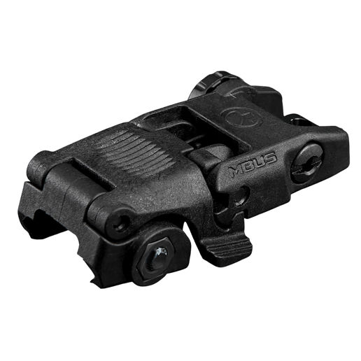 Magpul MAG248-BLK MBUS Sight Rear Black Folding For AR-15/M16