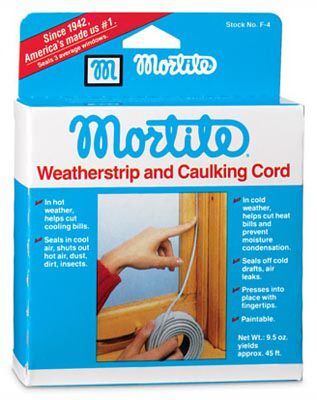 Mortite Gray Caulking Cord, 90-Ft