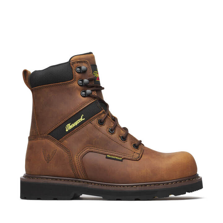 Thorogood Men's Jobsite Series 8-In Waterproof Safety Toe Boots