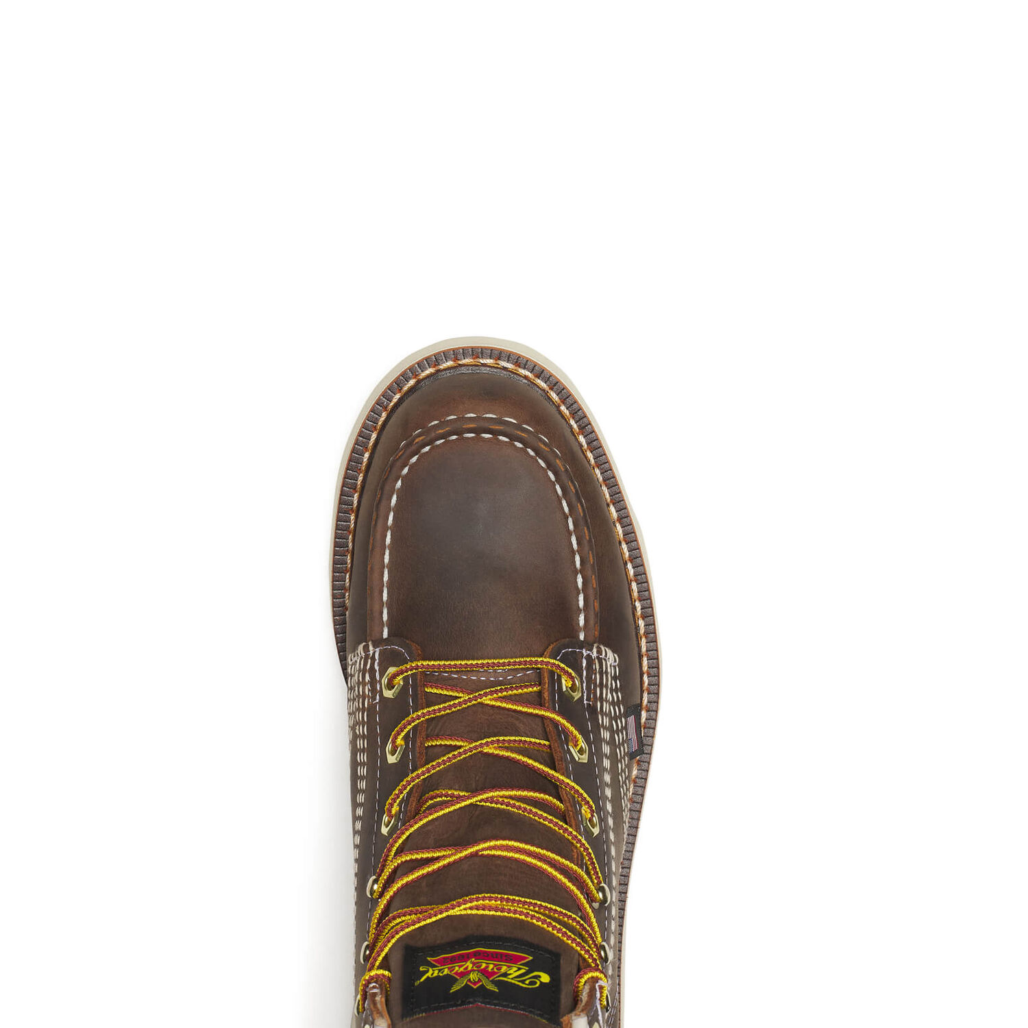 Thorogood Men's American Heritage 6-In Trail Moc Toe MAXWear Wedge Boots in Crazy Horse