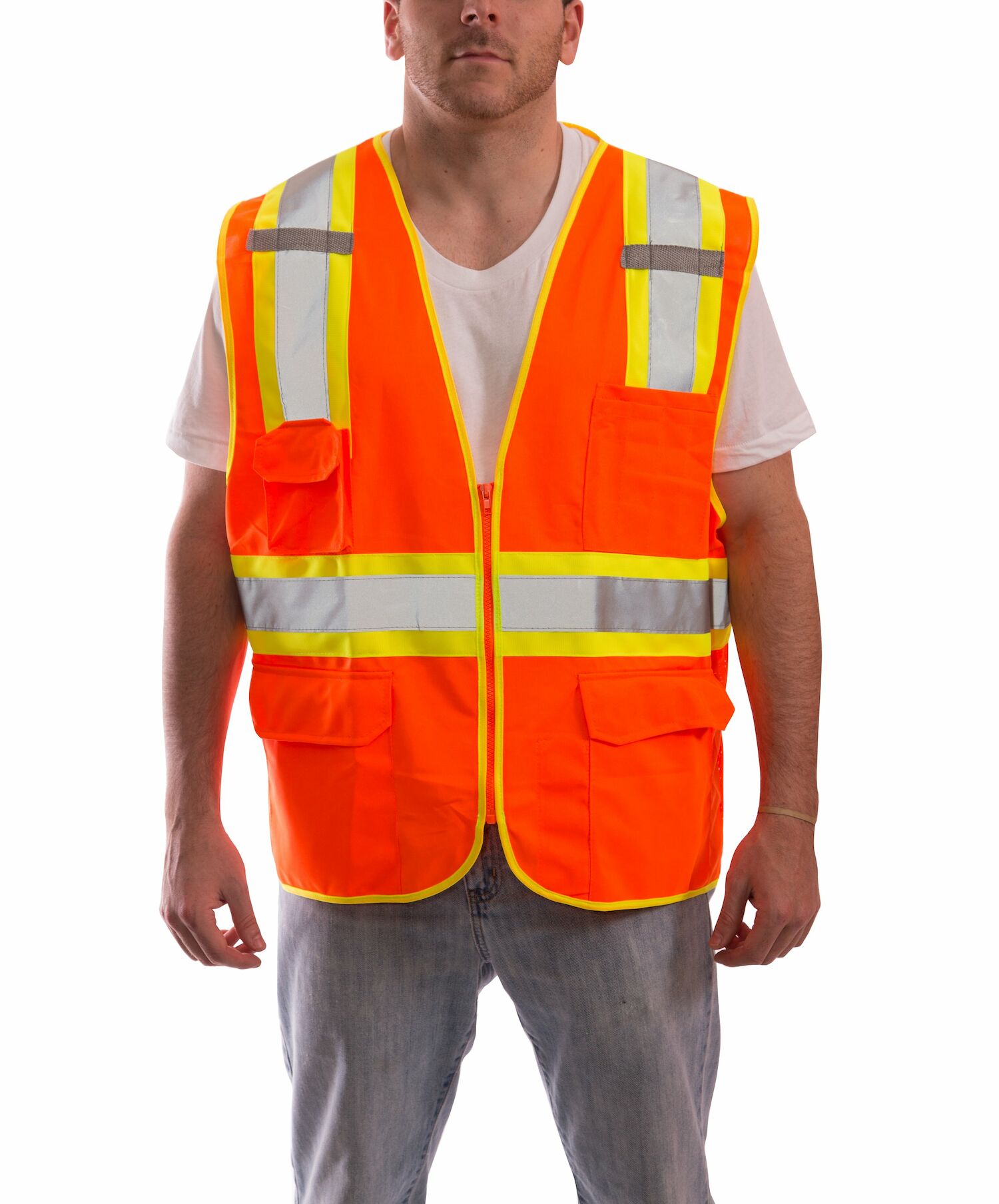 Tingley Men's Job Sight Class 2 Two-Tone Surveyor Vest