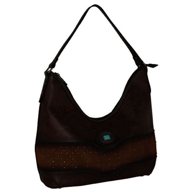 Justin Women's Should Bag in Brown/Cream