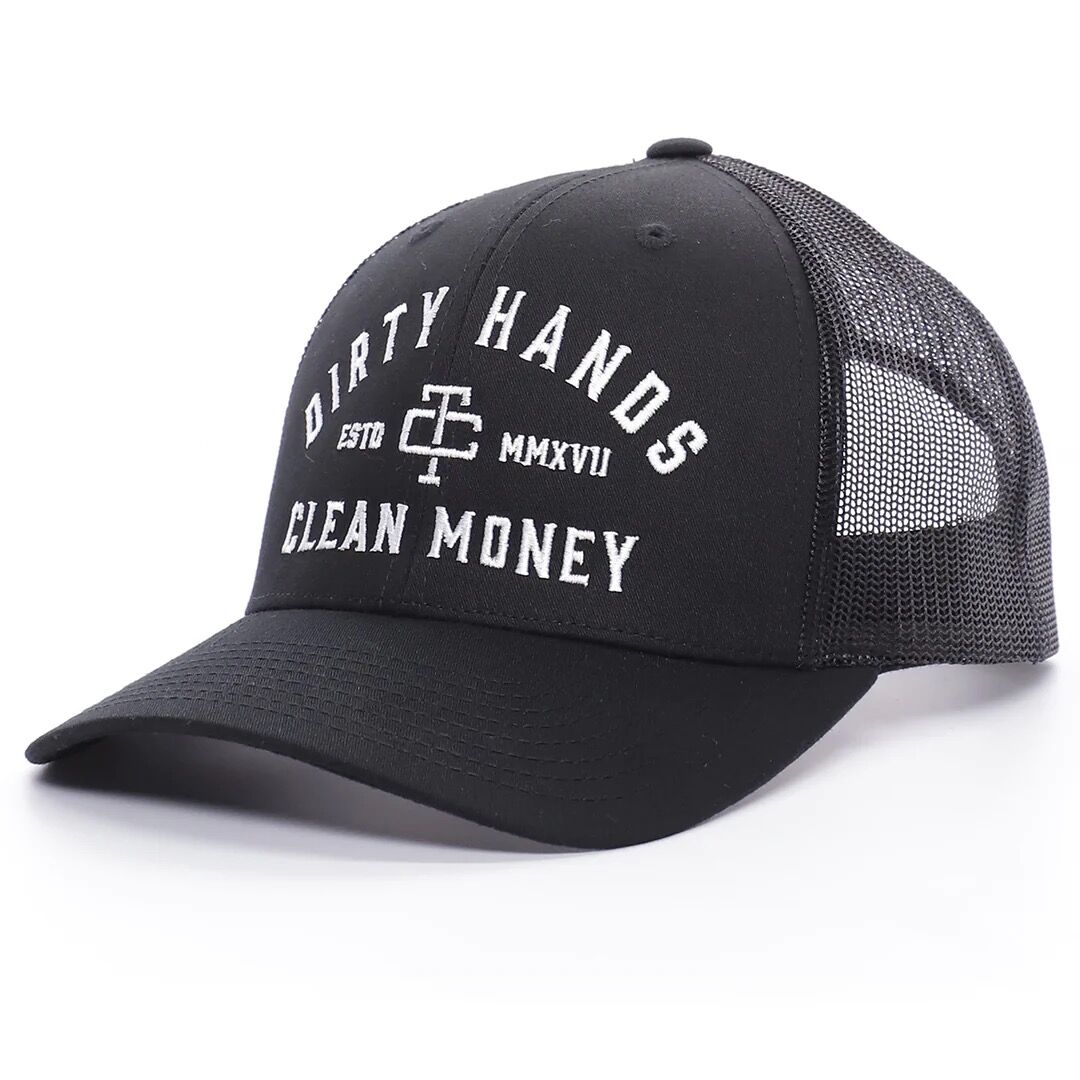 帽子 Curved brim triple arcade cross cap DHCM Curved Brim Hat in Black - Men's Ball Caps | TROLL CO