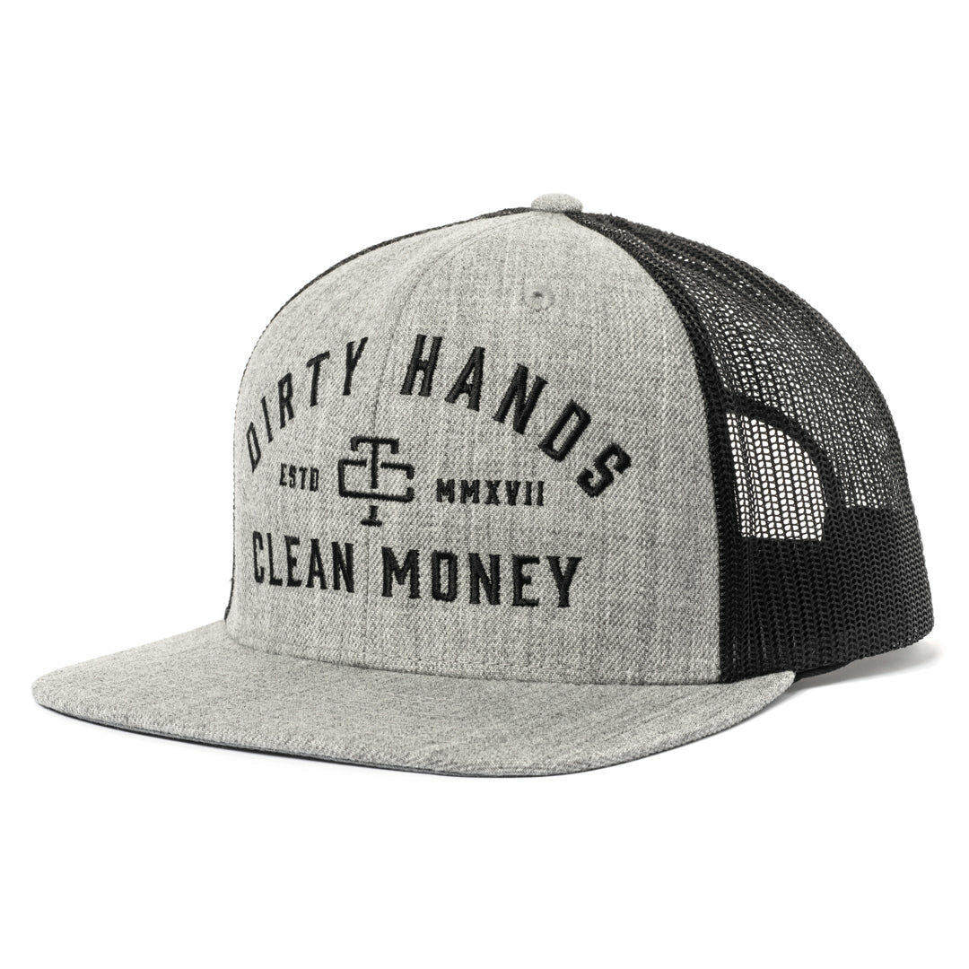 DHCM Meshback Hat in Heather Grey