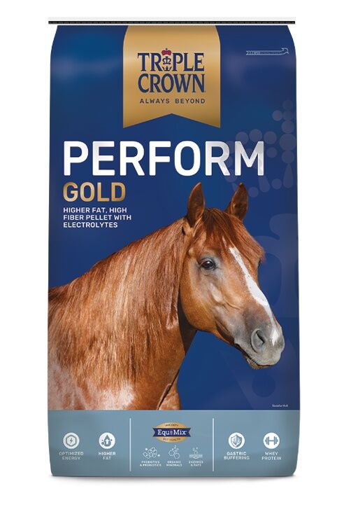 Triple Crown Perform Gold Equine Feed, 50-Lb